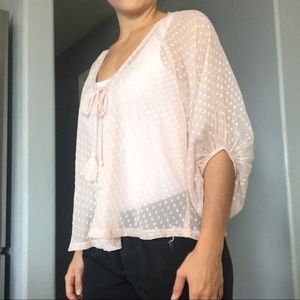 Light pink blouse